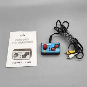ORB Retro TV Games Controller Plug & Play Joystick w/ AV Cables & Manual